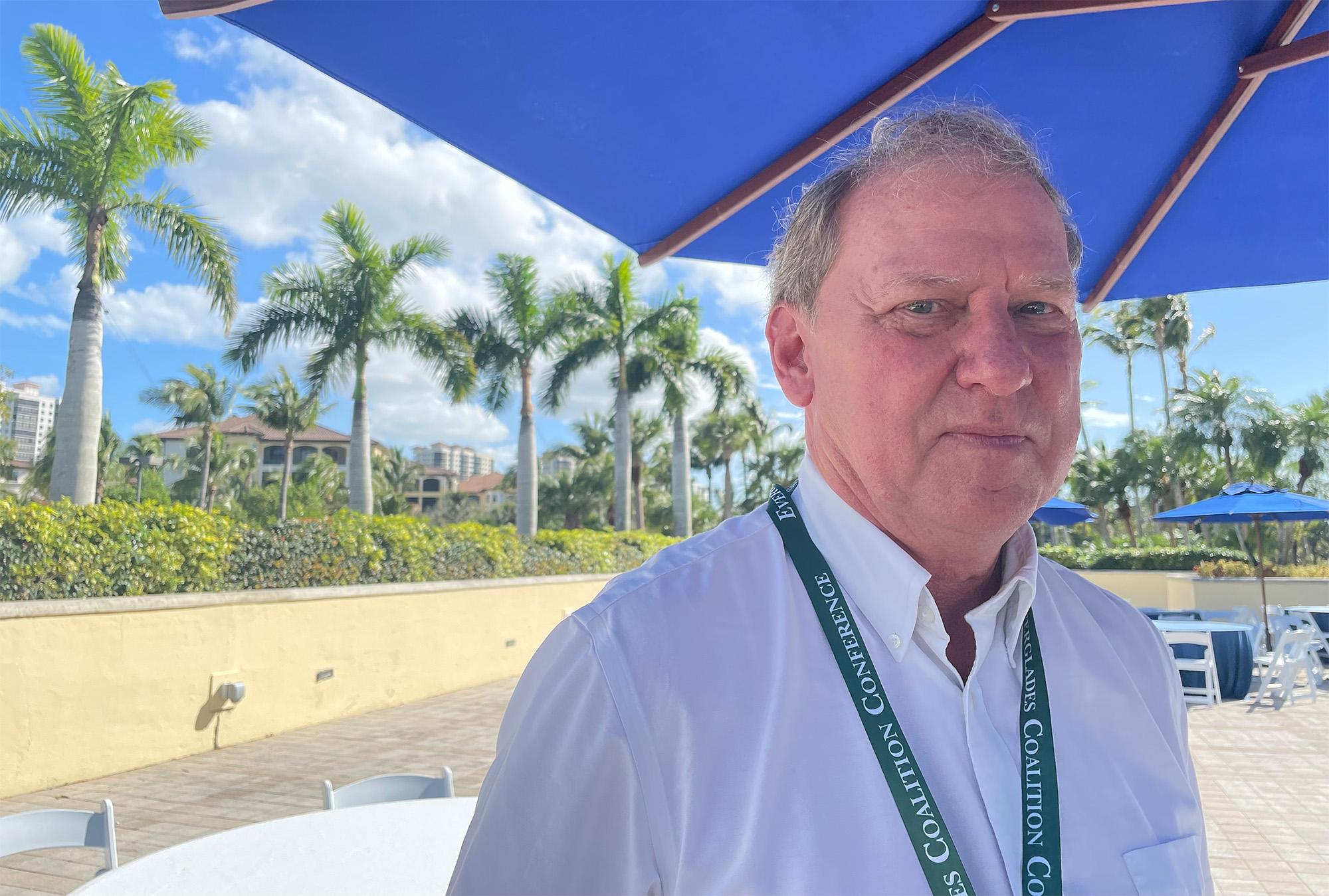 Tom Van Lent, an Everglades scientist, at an event in Bonita Springs, Florida. Tom Van Lent, an Everglades scientist, at an event in Bonita Springs, Florida.