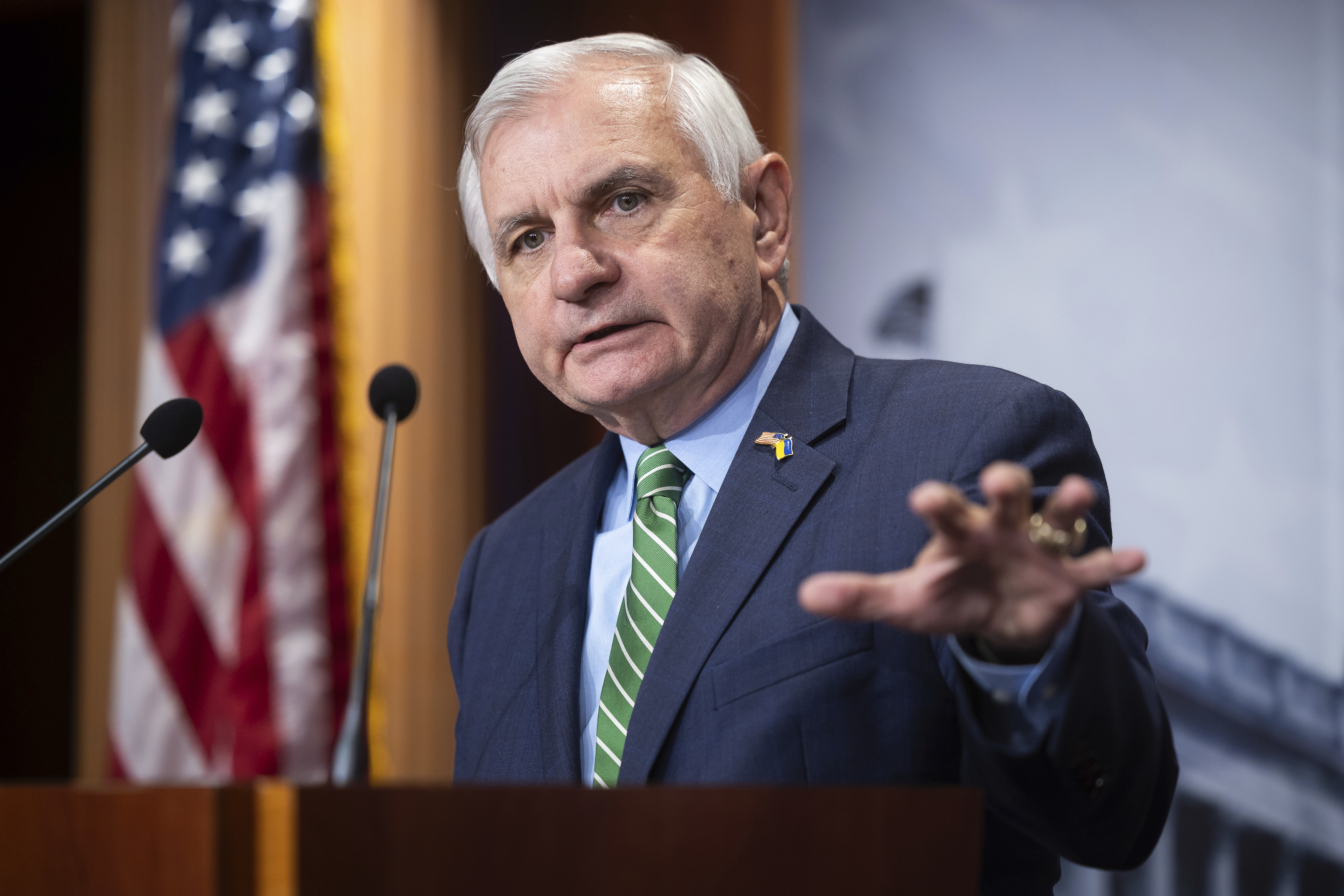 Senate Armed Services Committee Chair Jack Reed (D-R.I.). Senate Armed Services Committee Chair Jack Reed (D-R.I.).